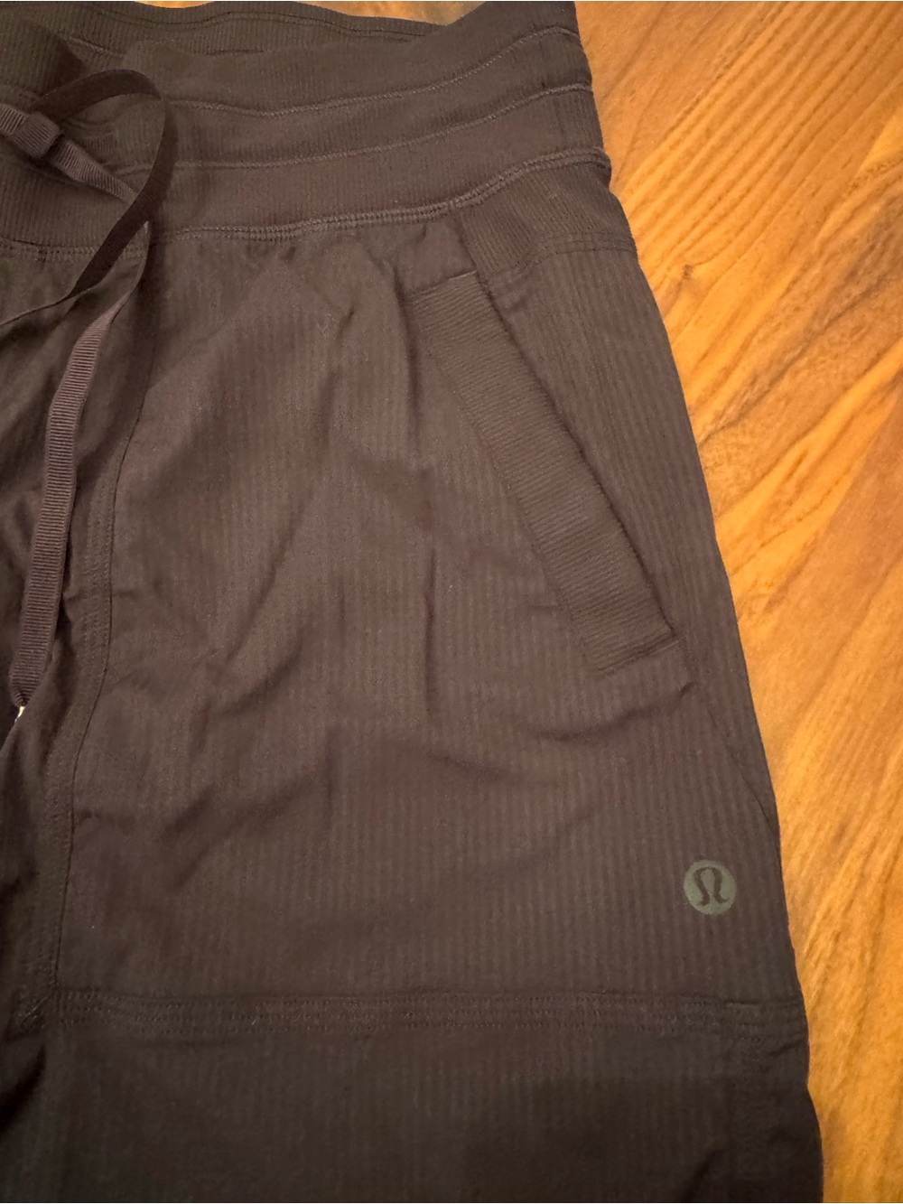 lululemon athletica Black Wide-Leg Track Pants - Picture 3 of 6